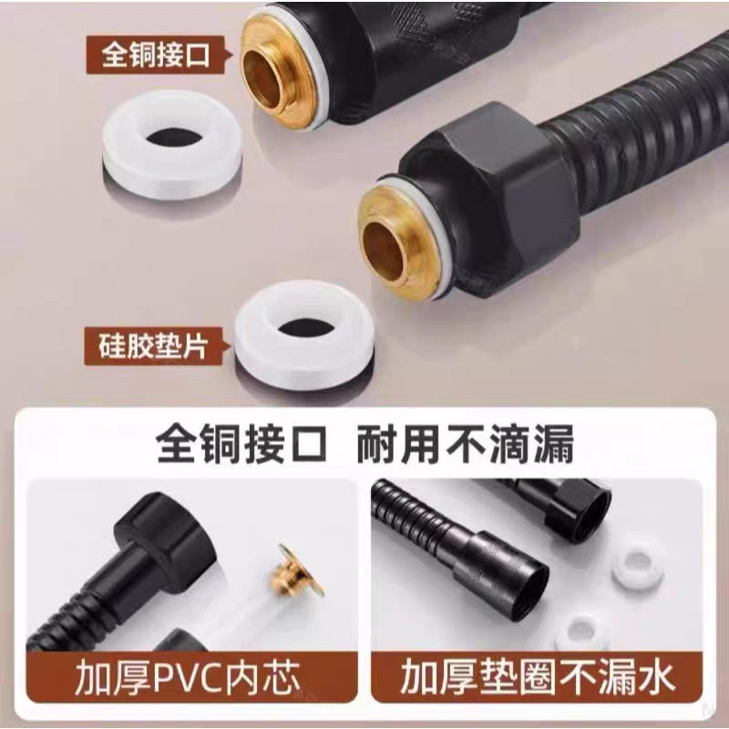 花洒软管淋浴水管不锈钢