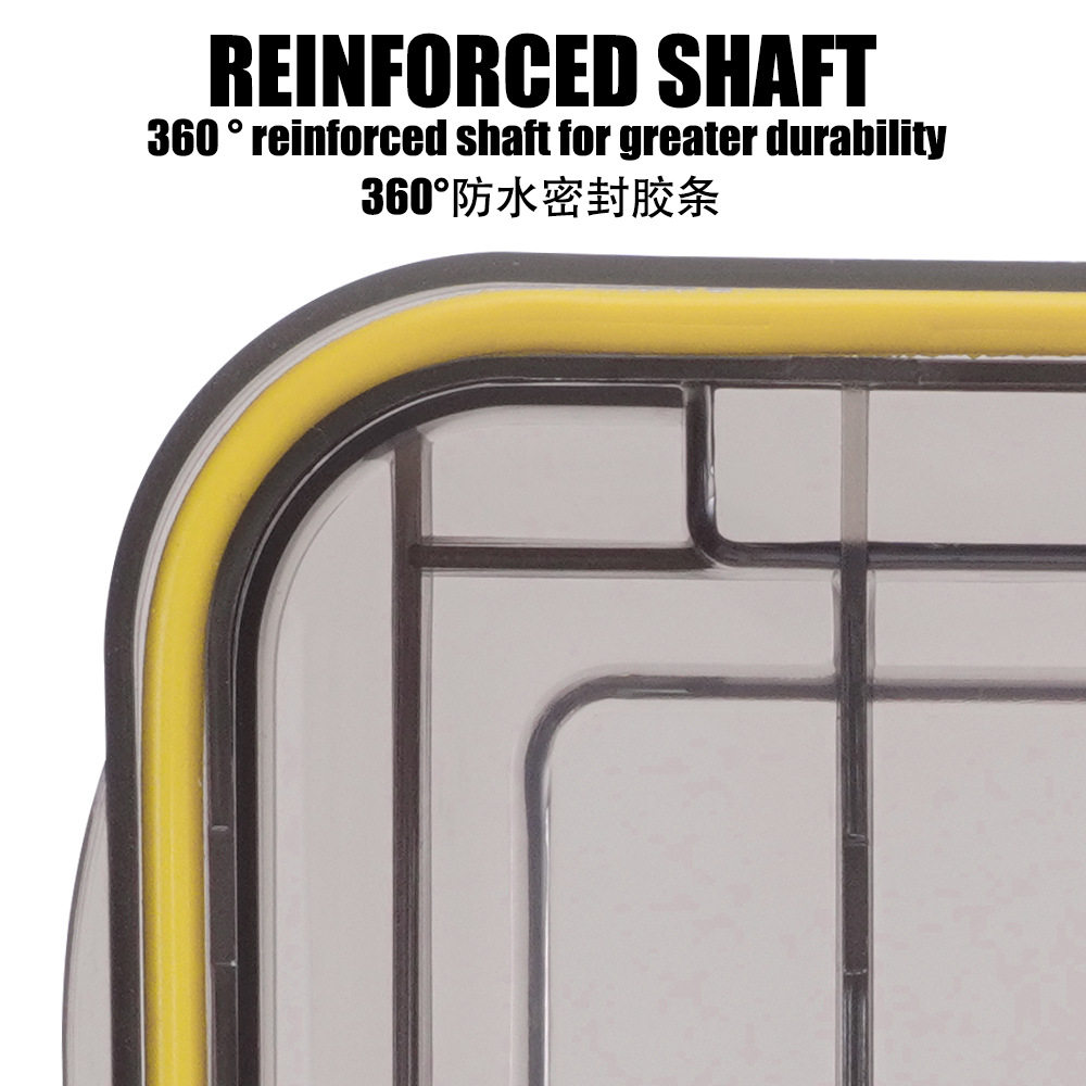 SAMOLLA新款防水特大号路亚盒鱼饵假饵收纳盒垂钓零件盒渔具盒