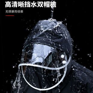 全身防暴雨 特大号男女分体款 雨衣雨裤 加大加肥工作服套装