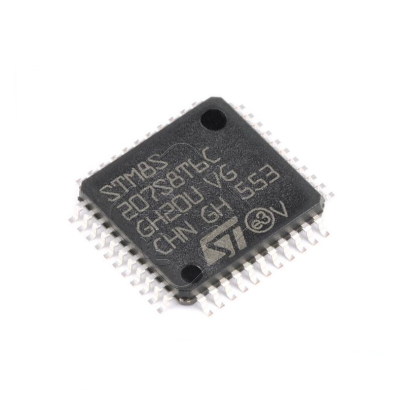 原装正品 STM8S207S8T6C LQFP-44 24MHz/64KB闪存/8位微控制器MCU