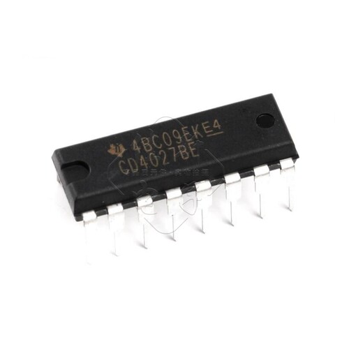 原装正品 直插 CD4027BE 芯片 双J-K主从触发器 DIP-16 逻辑芯片