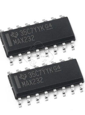RS232芯片 MAX232DR 丝印MAX232 贴片SOP-16 120Kbps 驱动收发器