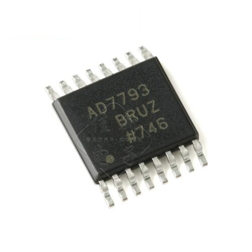 原装正品 AD7793BRUZ-REEL TSSOP-16 24位 模数转换器(ADC)
