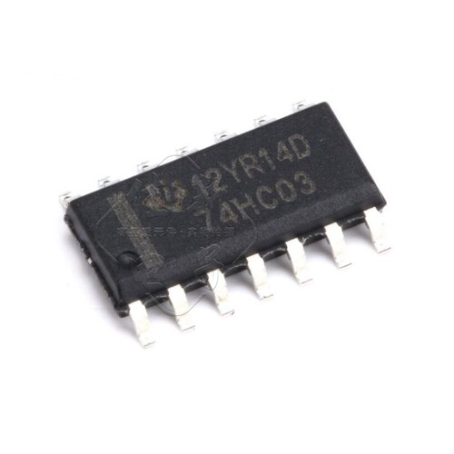 贴片SN74HC03D 芯片 逻辑电路 四2输入与非门 SOP-14