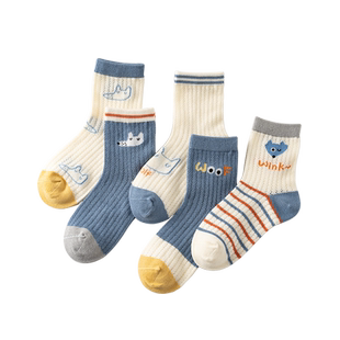 儿童袜子夏季薄款男童网眼袜男孩女孩宝宝袜学生超薄夏天透气棉袜
