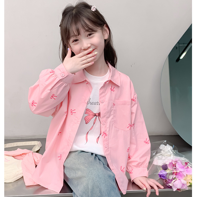 女童秋装外套2026新款薄