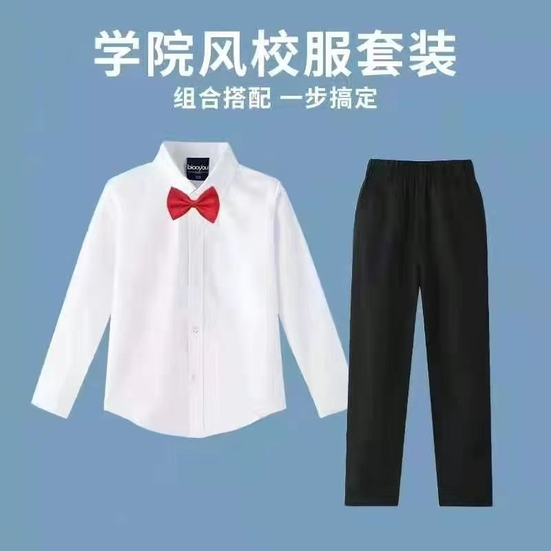 男童女童白衬衫秋冬季儿