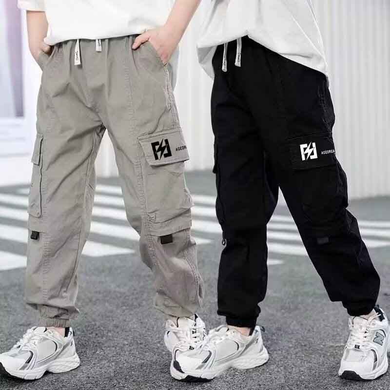 男童加绒百搭工装裤秋冬