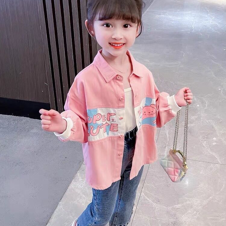 女童衬衫春秋季2026新款