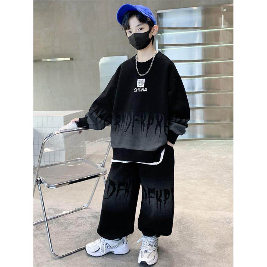 男童秋装套装卫衣春孩202