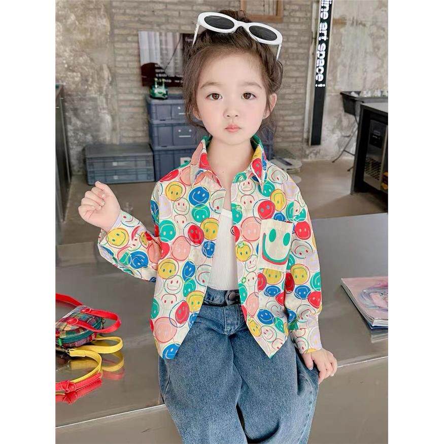 春秋女童衬衫纯棉透气儿