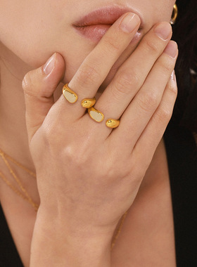 摩天轮极简个性几何型珐琅彩釉开