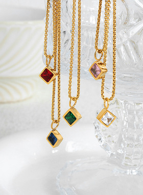 时尚通勤小众轻奢风时尚镶嵌锆石