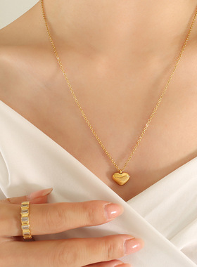 摩天轮新款桃心爱心吊坠情侣款项