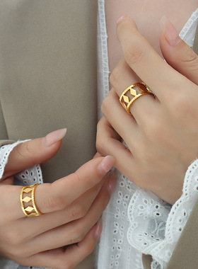 欧美ins极简风简约时尚个性指环