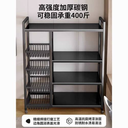 菜篮置物架落地子移动收