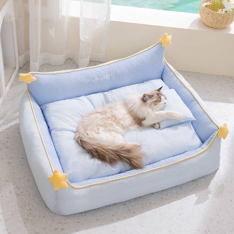 猫窝小清新满印星星方窝