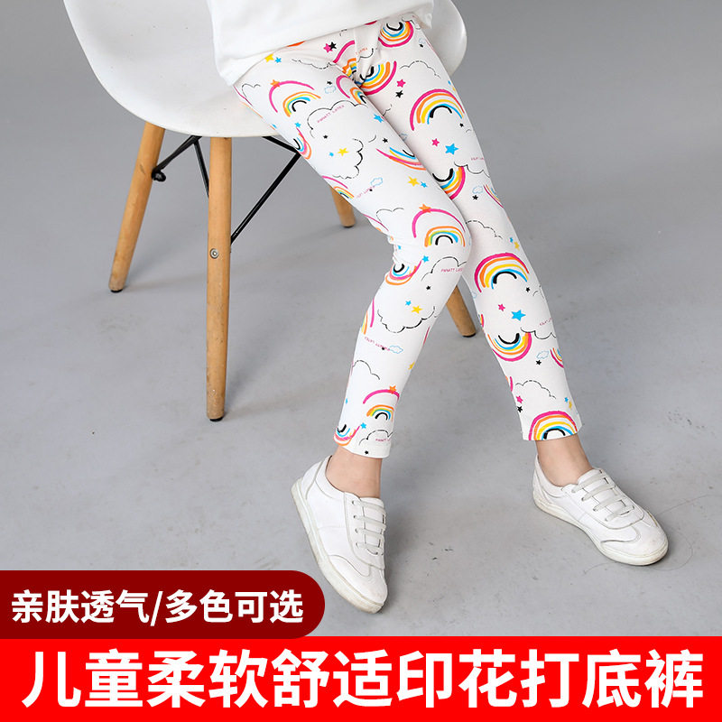 夏季童装女童打底裤薄款