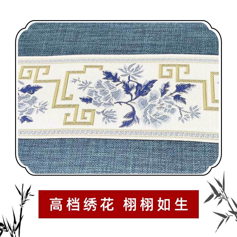 新中式坐垫四季通用防滑