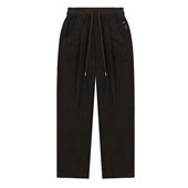 BSIJA 通勤舒适松紧宽松直筒长布裤 毕厶迦2025冬季 纯色简约休闲裤