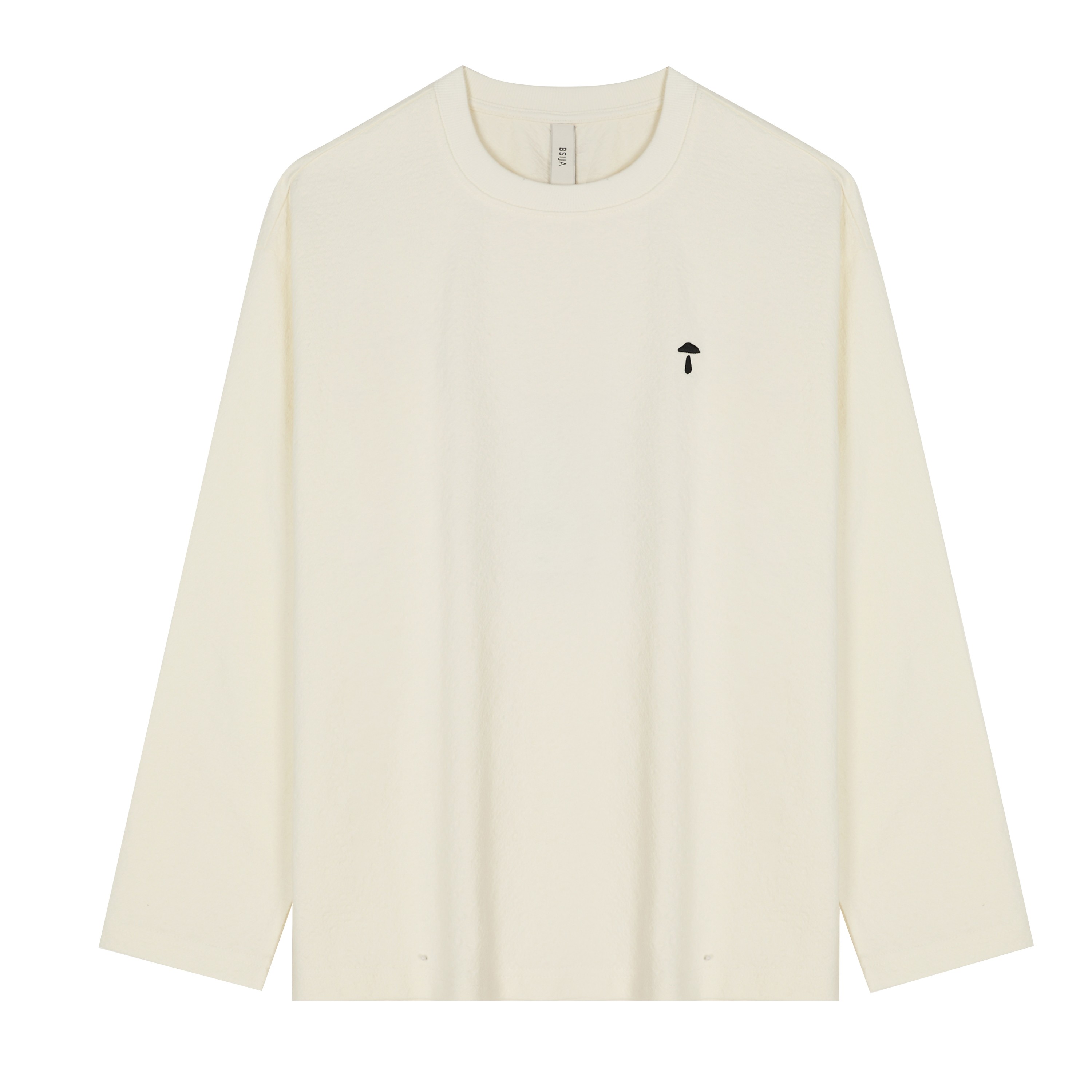 毕厶迦2025秋冬圆领宽松T恤