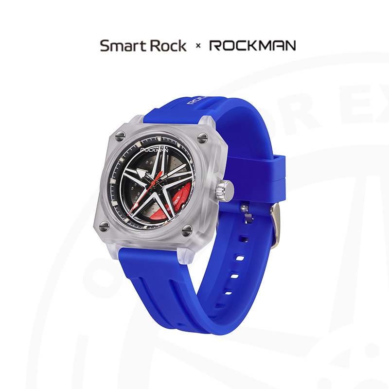 SMARTROCK 轮毂系列男国表AMG-GT车轮毂夜光表盘石英机芯防水