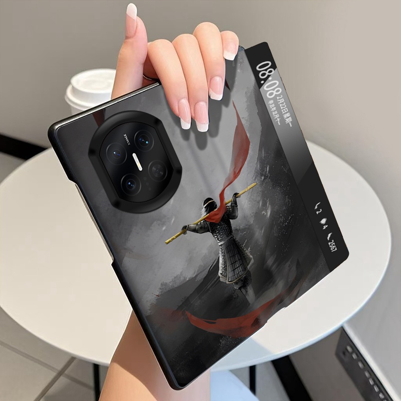 斗战胜佛适用华为MateX7手机壳翻盖全包皮套MateX6折叠屏磁吸智能视窗MateX5中轴MateX3铰链MateX2保护套