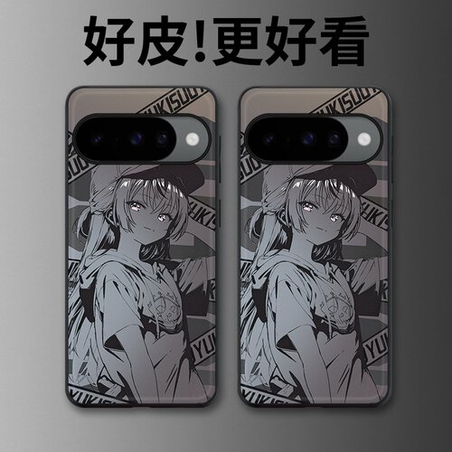 灰调少女适用谷歌Pixel10手机壳皮纹Pixel9pro个性Pixel10proXL潮牌Pixel7皮革Pixel8pro/7pro/6a/8a保护套