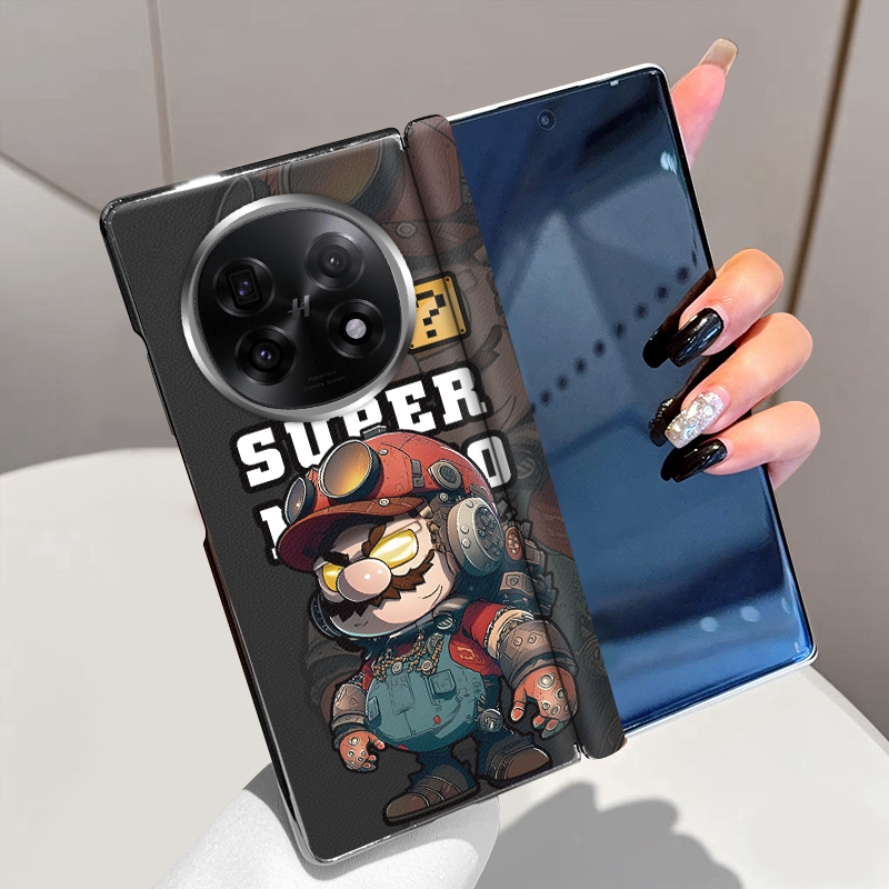 机械水管工适用OPPOFindN5手机壳磁吸全包中轴铰链OPPO FindN3折叠屏手机套电镀高级个性时尚超薄防摔保护套