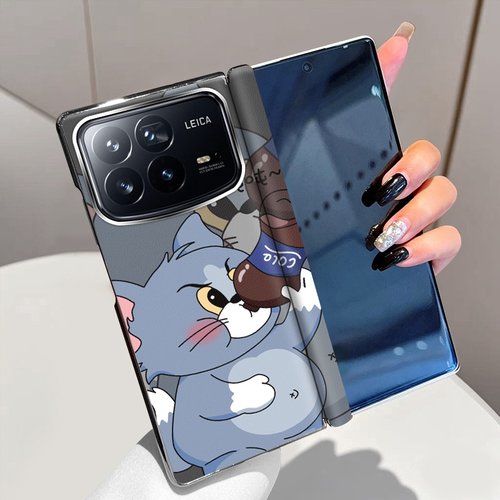 杰瑞可乐适用小米MixFold4手机壳磁吸中轴全包铰链Mix Fold4折叠屏电镀手机套Fold4高级新款超薄防摔保护套