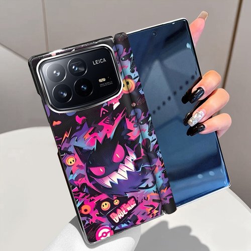 幽灵之怒适用小米MixFold4手机壳磁吸中轴全包铰链Mix Fold4折叠屏电镀手机套Fold4高级新款超薄防摔保护套