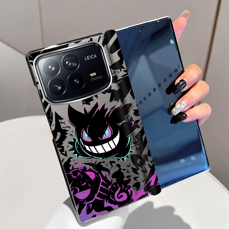 鬼斯通适用小米MixFold4手机壳磁吸全包中轴铰链Mix Fold4折叠屏电镀手机套Fold4个性高级超薄防摔保护套