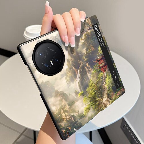 雾锁青山适用荣耀MagicV6手机壳翻盖皮套MagicV5折叠屏MagicV3智能视窗MagicVs3磁吸V2全包MagicVs2保护套