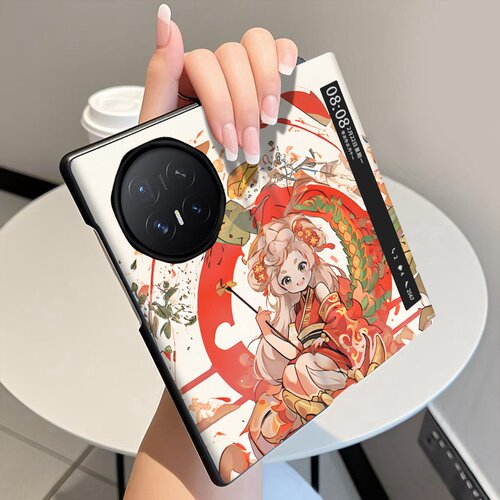 龙行大运适用荣耀MagicV6手机壳翻盖皮套MagicV5折叠屏MagicV3智能视窗MagicVs3磁吸V2全包MagicVs2保护套