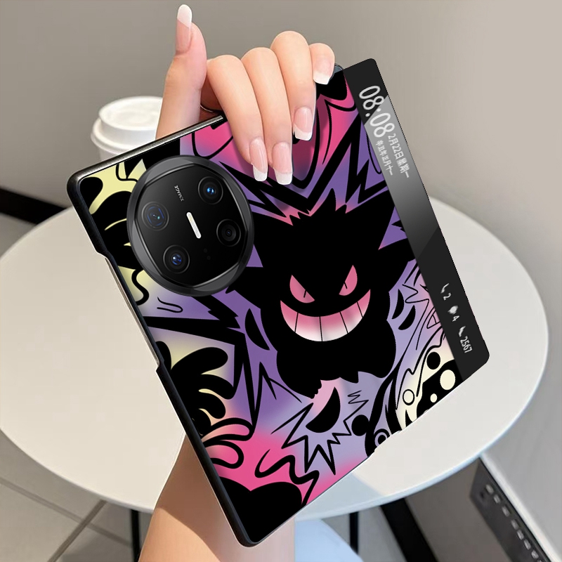 炫彩耿鬼适用华为MateX6手机壳翻盖皮套MateX5折叠屏磁吸MateXT非凡大师智能视窗MateX3典藏版X7全包中轴铰链