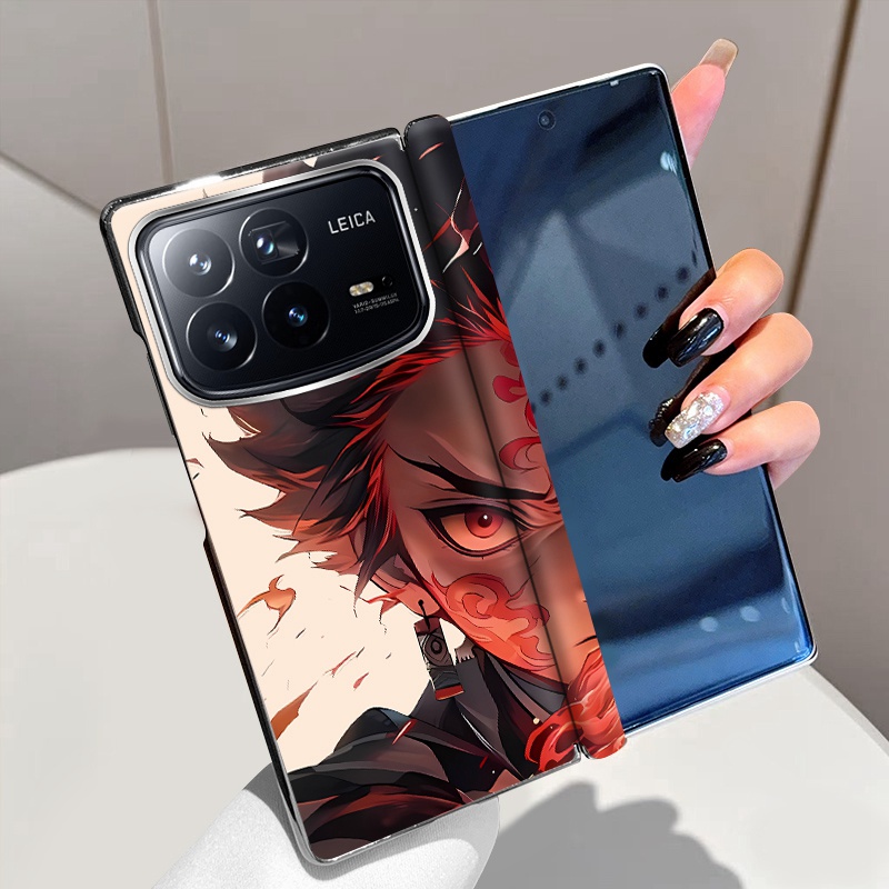 赤瞳烈焰适用小米MixFold4手机壳磁吸全包中轴铰链Mix Fold4折叠屏电镀手机套Fold4个性高级超薄防摔保护套