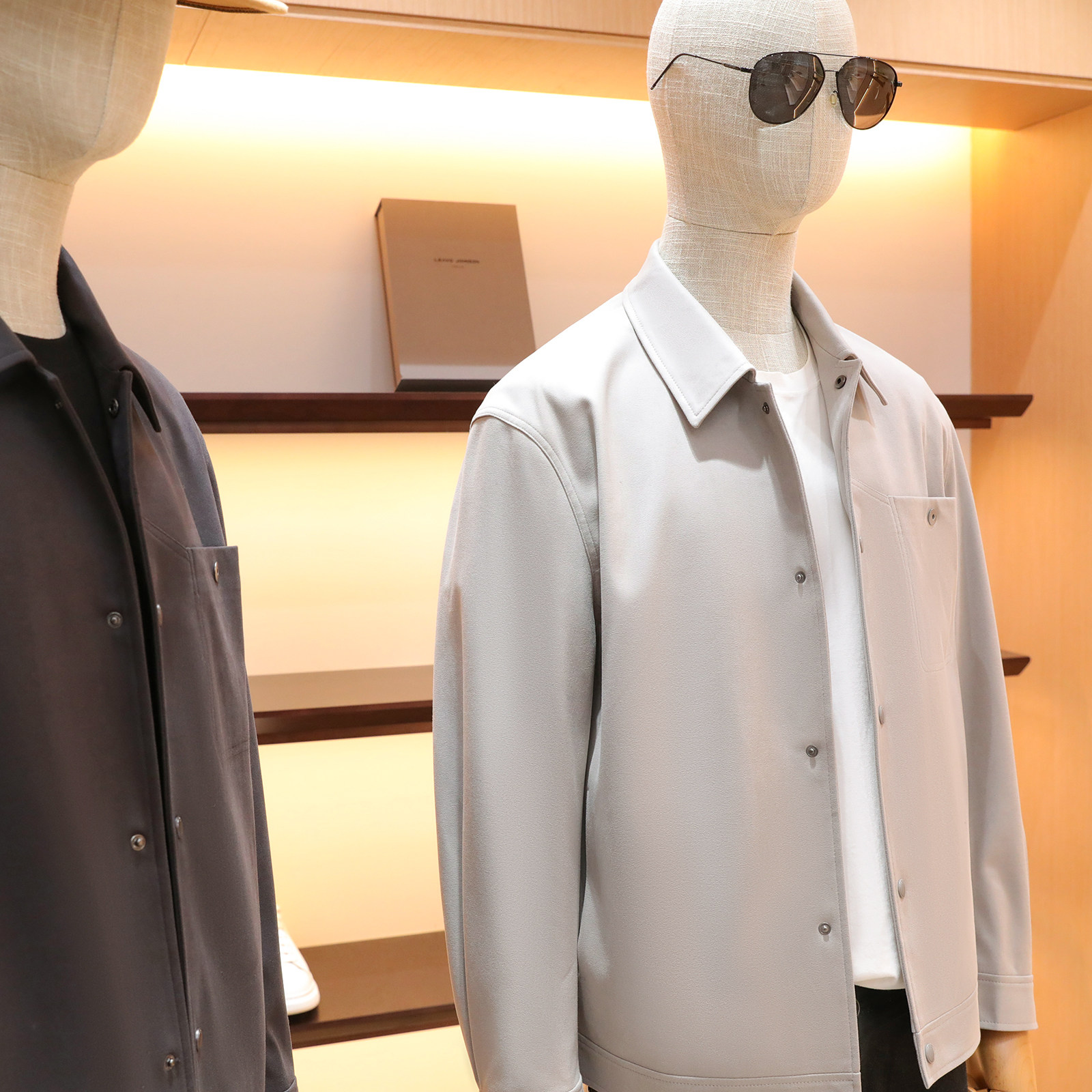 秋季男士商务翻领夹克外套