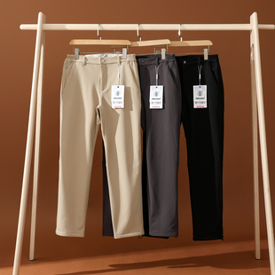 休闲裤 一条过冬 男士 高端加绒加厚防风秋冬款 日单BOOKAKOS系列