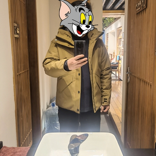 连帽羽绒服男 黑科技热反射恒温防风防水高端冬季 帅炸 工艺太牛