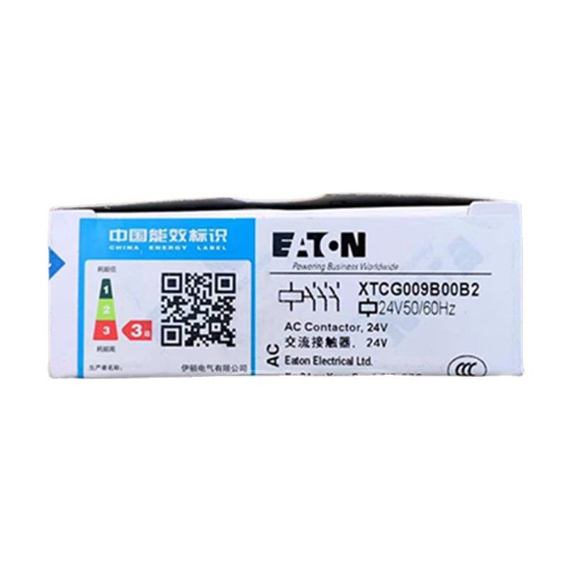 EATON/伊顿穆勒 XTCG009B00B2交流接触器9A AC24V50/60HZ