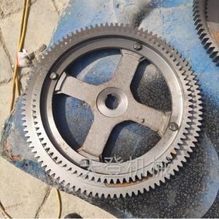 铡草机配件变档齿轮大齿轮大齿圈齿轮盘铸铁连体轮切草机变速齿轮