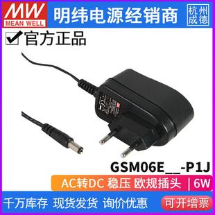 P1J系列医疗级适配器 台湾明纬GSM06E