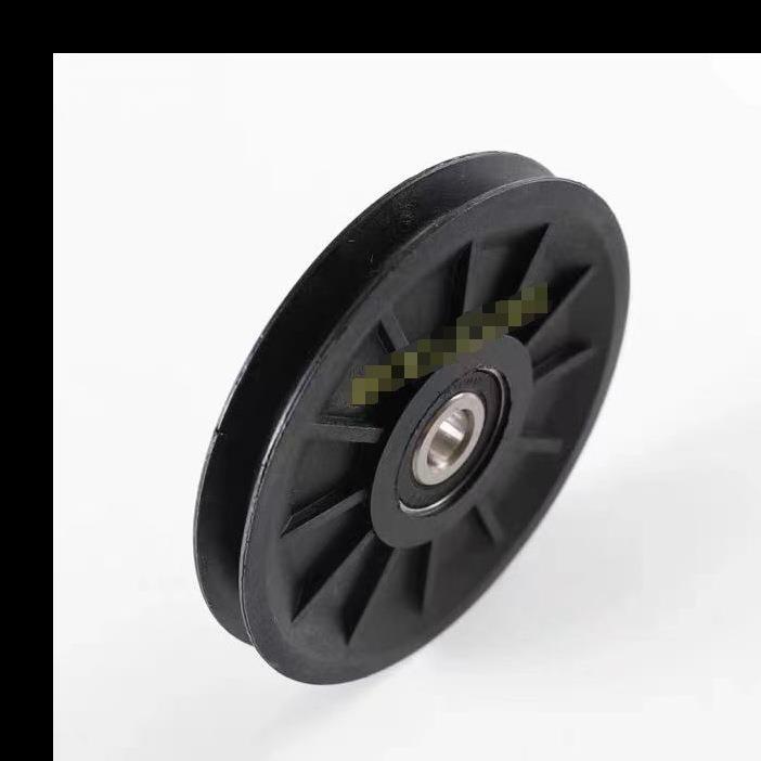 适用於永大电梯厅门钢丝绳轮轿门钢丝绳轮直径90mm厚11MM轴6200Z