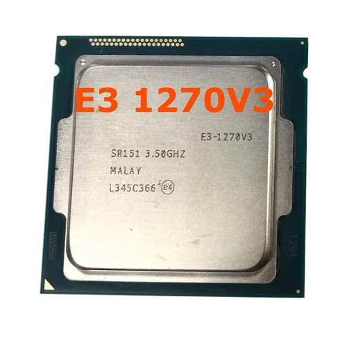 至强 E3 1270V3 E3-1270V3 CPU 1150针 拆机散片