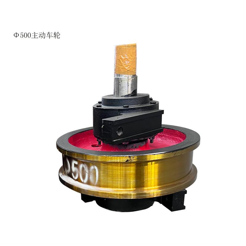 直径700*150车轮组双梁主动/从动轮钢轨轮龙门吊角箱轮