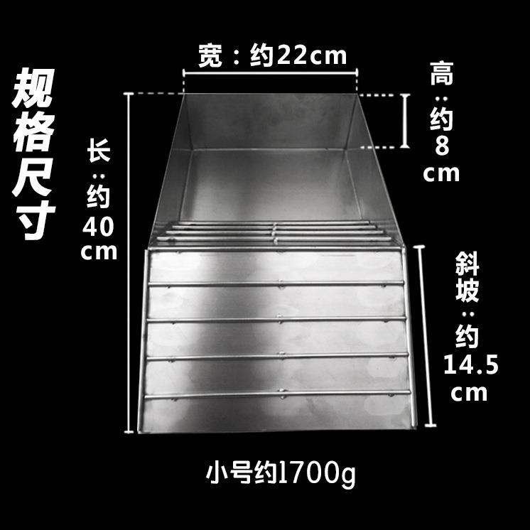 陆龟食盆饮水盆创意304不锈钢泡澡盆黄缘半水龟喂食器洗澡盘包邮