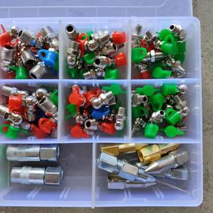 黄油嘴套盒M6M8M10毫米黄油咀注油嘴黄油枪尖头平头针式 枪头套盒