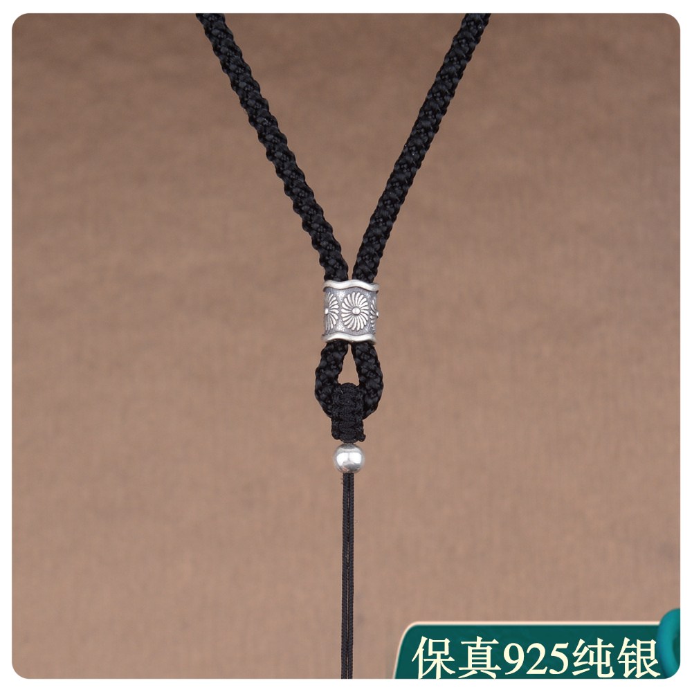 福绳纯银材质百搭结实