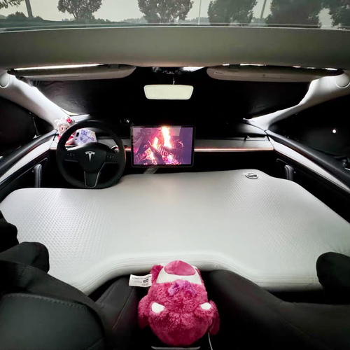 特斯拉modely3前排儿童拉丝垫