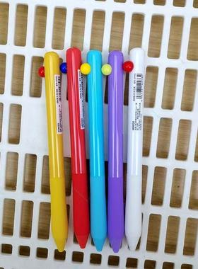 名创优品miniso灵感小球系列滑动中性笔0.5mm黑色白杆时尚好用